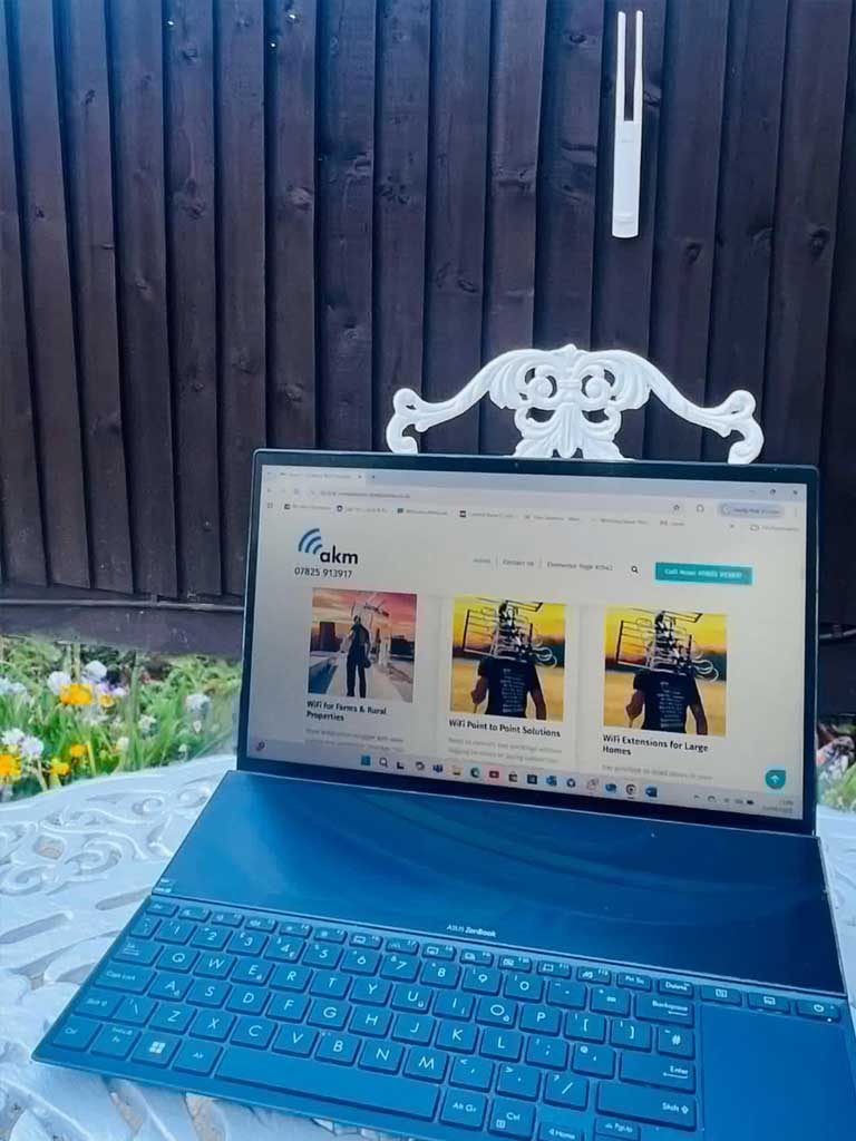 Outdoor WiFi for Gardens & Patios in Oxfordshire 